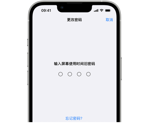 邕宁iPhone屏幕维修分享iPhone屏幕使用时间密码忘记了怎么办 