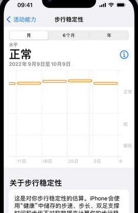 邕宁iPhone手机维修如何在iPhone开启'步行稳定性通知'