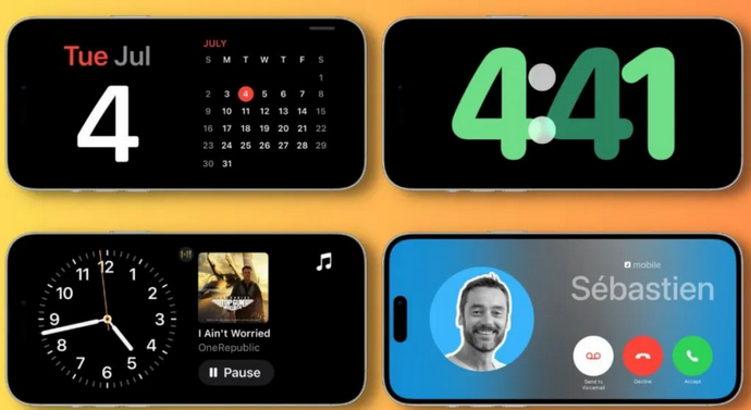 邕宁苹果手机维修分享iOS17横屏充电待机显示有什么好处 