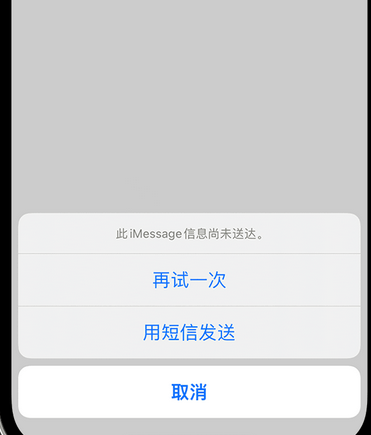 邕宁apple维修iPhone上无法正常发送iMessage信息