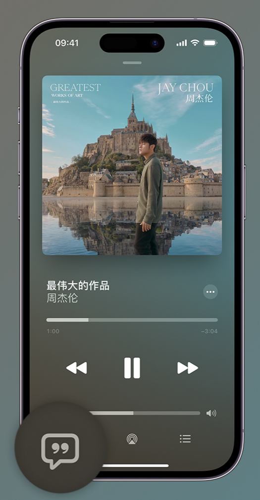 邕宁iphone维修分享如何在iPhone上使用Apple Music全新唱歌功能 