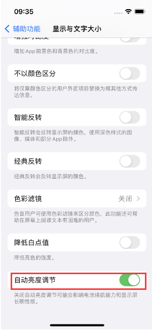 邕宁苹果15维修店分享iPhone 15 Pro系列屏幕亮度 