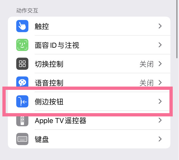 邕宁苹果14维修店分享iPhone14 Plus侧键双击下载功能关闭方法 