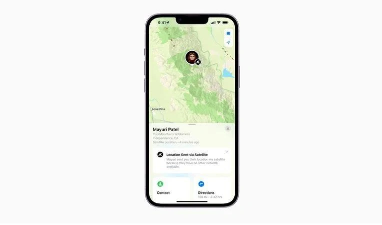 邕宁苹果14维修分享iPhone14系列中 FindMy功能通过卫星分享位置方法教程 