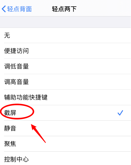邕宁苹果手机维修分享iPhone12如何启用双击截屏 